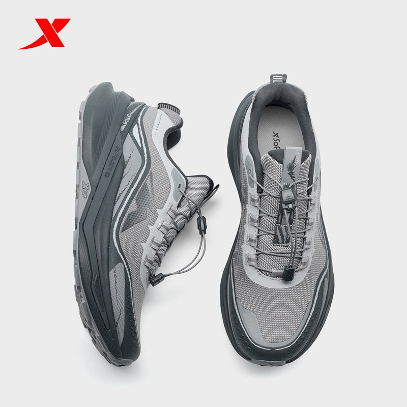 XTEP Trailfinder Lightweight Men's Outdoor Shoes Grey/Spruce Green170018-1