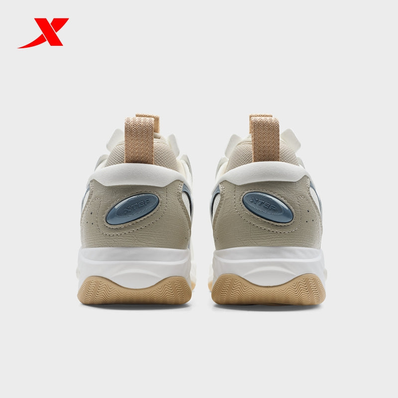 XTEP Men's Skateboarding Shoes Canvas White/Apricot03/Blue310005-3