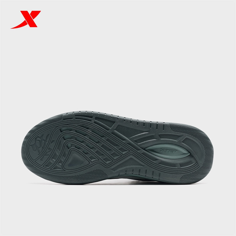 XTEP Men's Skateboarding Shoes Carbon Blk/Moon Grey/Blue310005-8