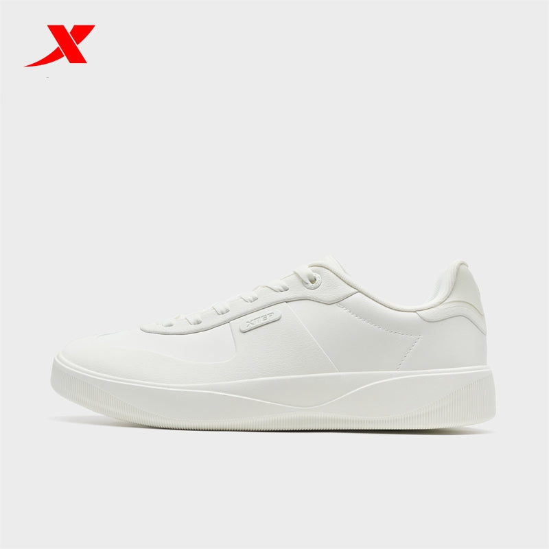 XTEP Men's Skateboarding Shoes Canvas White310011-1