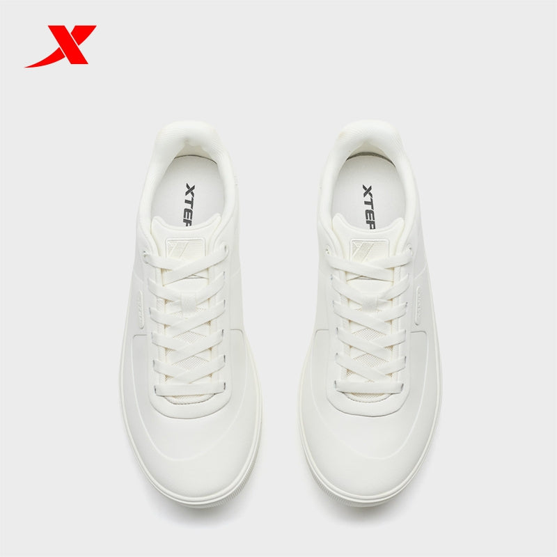 XTEP Men's Skateboarding Shoes Canvas White310011-1
