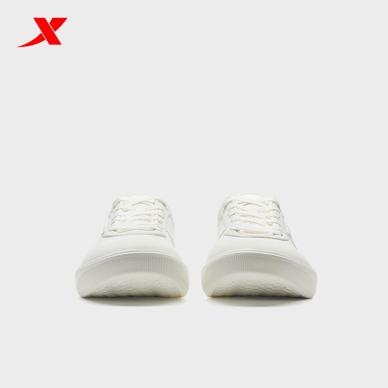XTEP Men's Skateboarding Shoes Canvas White310011-1