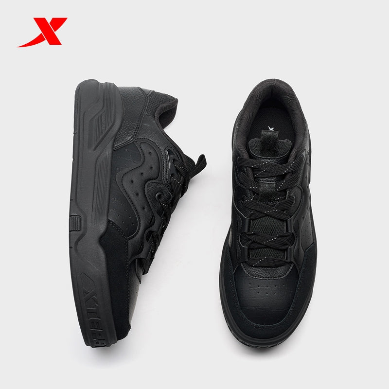 XTEP Men's Skateboarding Shoes Black310037-5