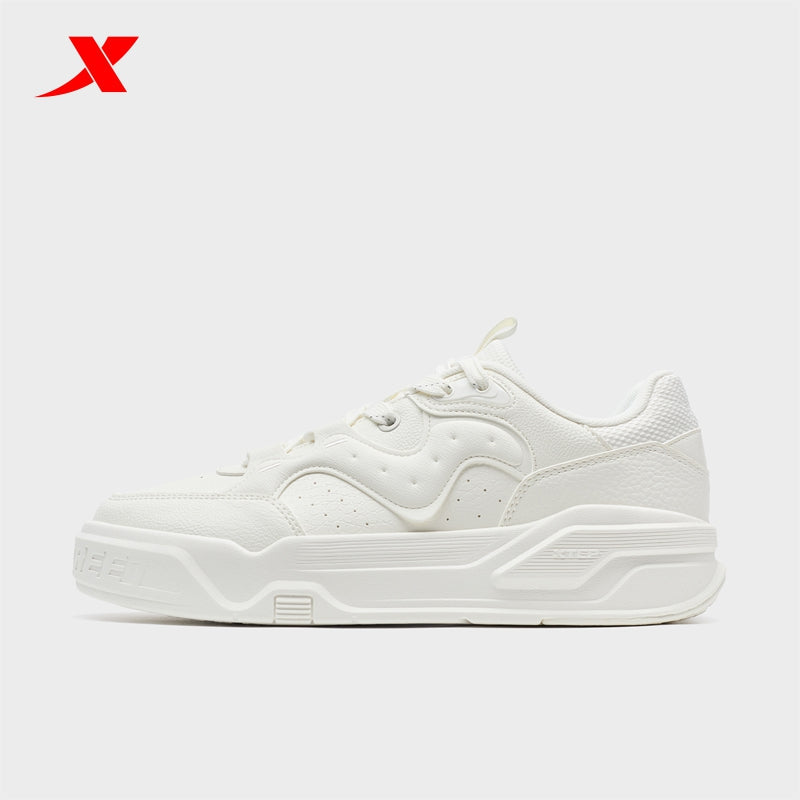 XTEP Men's Skateboarding Shoes Canvas White310037-1