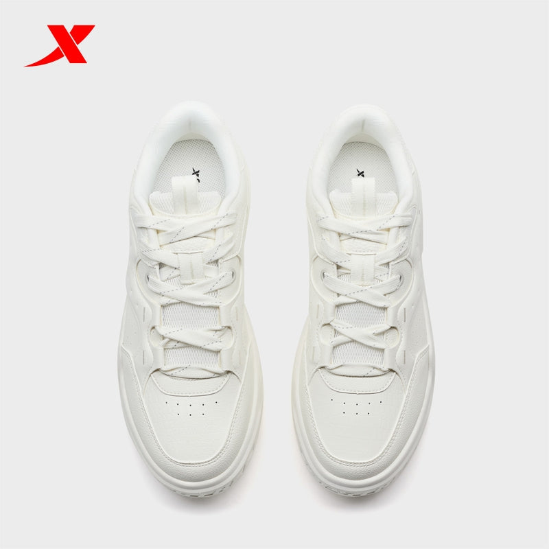 XTEP Men's Skateboarding Shoes Canvas White310037-1
