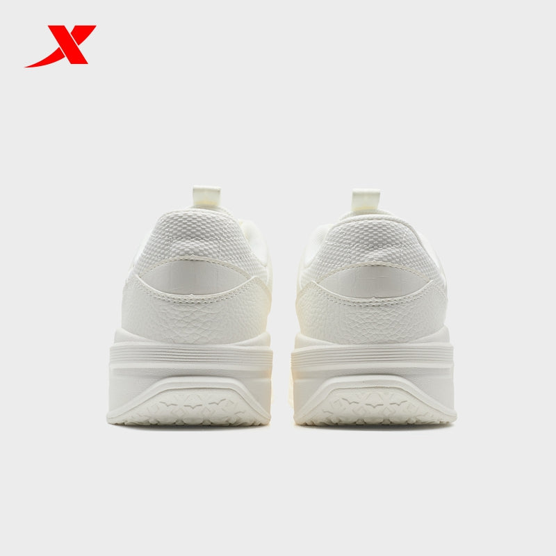 XTEP Men's Skateboarding Shoes Canvas White310037-1