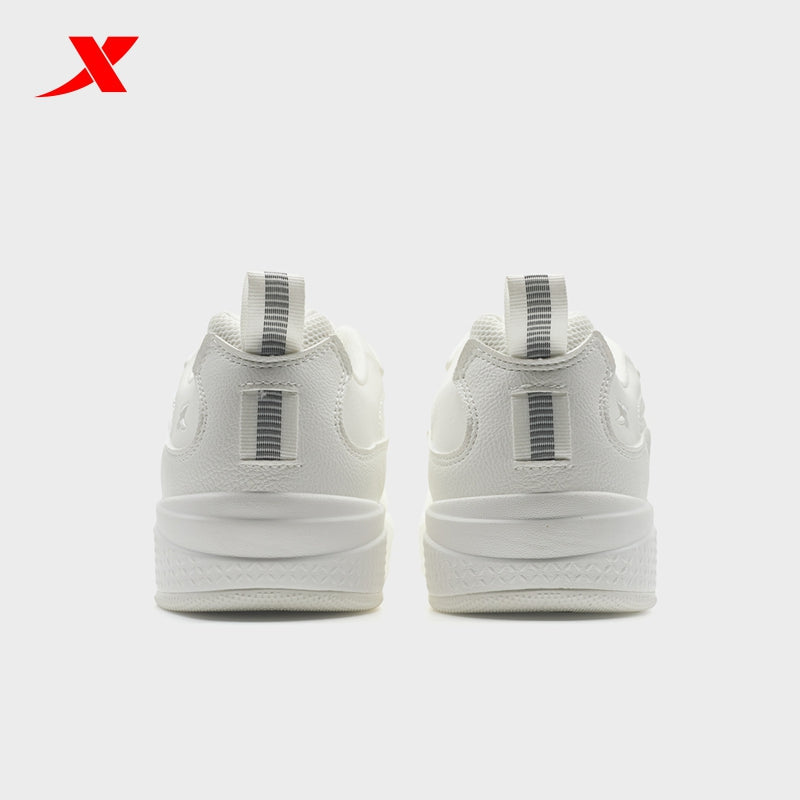 XTEP Men's Skateboarding Shoes Canvas White310052-1