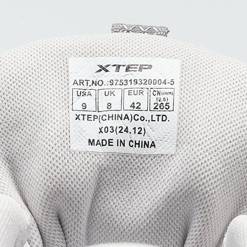 XTEP Pioneer 3.0 Men's Casual Shoes Grey/Dove Grey320004-5