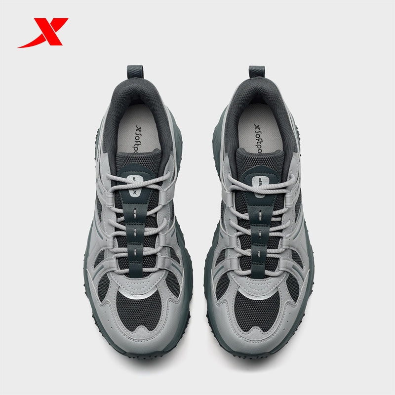 XTEP Volcano V2 Men's Casual Shoes Ash Grey/Carbon Blk320015-4