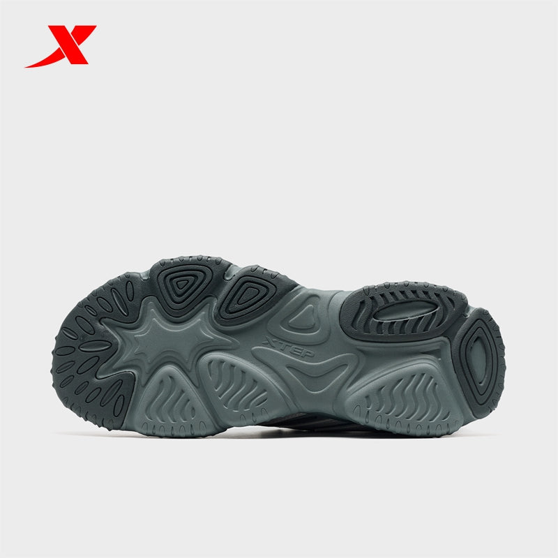 XTEP Volcano V2 Men's Casual Shoes Ash Grey/Carbon Blk320015-4