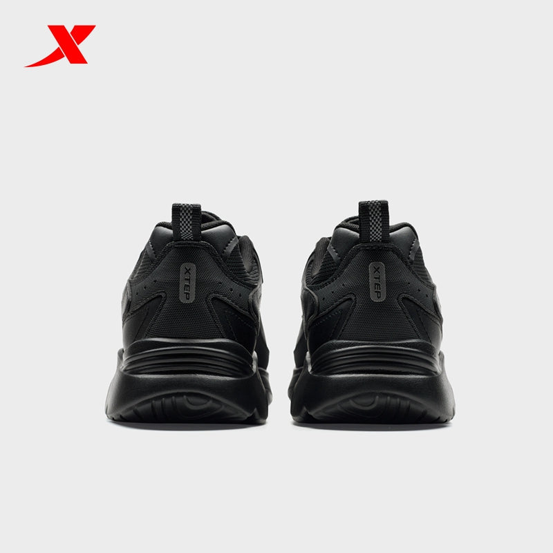 XTEP Men's Casual Shoes Black/Charcoal Grey320047-9