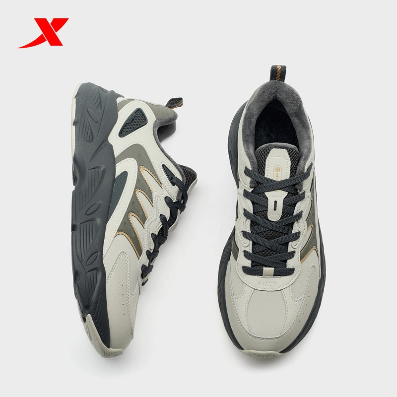 XTEP Men's Casual Shoes Grey/Spruce Green370009-1